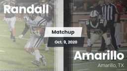 Matchup: Randall  vs. Amarillo  2020