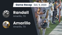 Recap: Randall  vs. Amarillo  2020