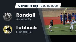 Recap: Randall  vs. Lubbock  2020