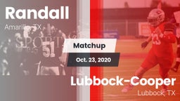 Matchup: Randall  vs. Lubbock-Cooper  2020