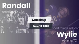 Matchup: Randall  vs. Wylie  2020