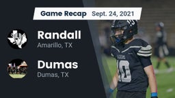 Recap: Randall  vs. Dumas  2021