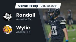 Recap: Randall  vs. Wylie  2021