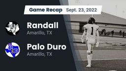 Recap: Randall  vs. Palo Duro  2022
