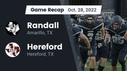 Recap: Randall  vs. Hereford  2022