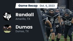 Recap: Randall  vs. Dumas  2023