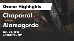 Chaparral  vs Alamogordo Game Highlights - Jan. 30, 2018