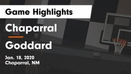 Chaparral  vs Goddard  Game Highlights - Jan. 18, 2020