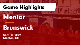 Mentor  vs Brunswick Game Highlights - Sept. 8, 2022