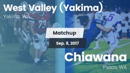 Matchup: West Valley vs. Chiawana  2017
