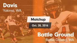 Matchup: Davis  vs. Battle Ground  2016