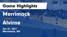 Merrimack  vs Alvirne  Game Highlights - Jan 27, 2017