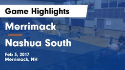 Merrimack  vs Nashua  South Game Highlights - Feb 3, 2017