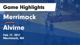 Merrimack  vs Alvirne  Game Highlights - Feb 17, 2017
