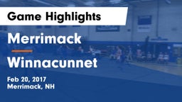 Merrimack  vs Winnacunnet  Game Highlights - Feb 20, 2017