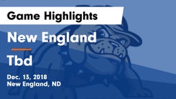 New England  vs Tbd Game Highlights - Dec. 13, 2018