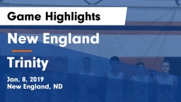 New England  vs Trinity Game Highlights - Jan. 8, 2019