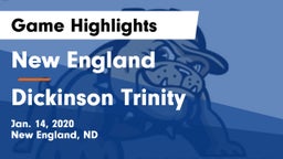 New England  vs Dickinson Trinity  Game Highlights - Jan. 14, 2020