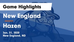 New England  vs Hazen  Game Highlights - Jan. 31, 2020