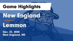 New England  vs Lemmon  Game Highlights - Dec. 22, 2020