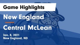 New England  vs Central McLean Game Highlights - Jan. 8, 2021