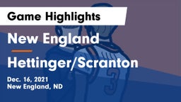 New England  vs Hettinger/Scranton  Game Highlights - Dec. 16, 2021
