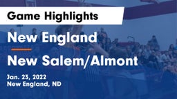 New England  vs New Salem/Almont Game Highlights - Jan. 23, 2022