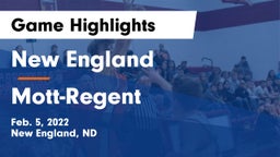 New England  vs Mott-Regent  Game Highlights - Feb. 5, 2022