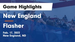New England  vs Flasher  Game Highlights - Feb. 17, 2022