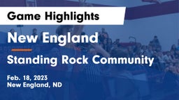 New England  vs Standing Rock Community  Game Highlights - Feb. 18, 2023