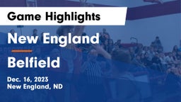 New England  vs Belfield  Game Highlights - Dec. 16, 2023