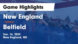 New England  vs Belfield  Game Highlights - Jan. 16, 2024