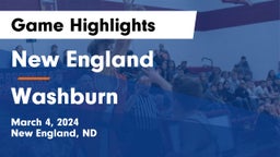 New England  vs Washburn Game Highlights - March 4, 2024