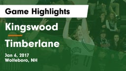 Kingswood  vs Timberlane  Game Highlights - Jan 6, 2017