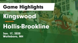 Kingswood  vs Hollis-Brookline  Game Highlights - Jan. 17, 2020