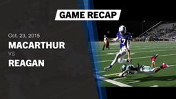 Recap: MacArthur  vs. Reagan 2015