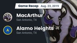 Recap: MacArthur  vs. Alamo Heights  2019