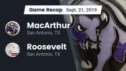 Recap: MacArthur  vs. Roosevelt  2019