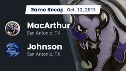 Recap: MacArthur  vs. Johnson  2019