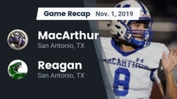 Recap: MacArthur  vs. Reagan  2019
