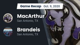 Recap: MacArthur  vs. Brandeis  2020