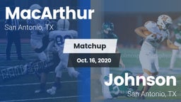 Matchup: MacArthur High vs. Johnson  2020