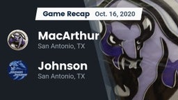 Recap: MacArthur  vs. Johnson  2020