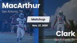 Matchup: MacArthur High vs. Clark  2020