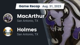 Recap: MacArthur  vs. Holmes  2023