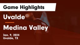 Uvalde  vs Medina Valley  Game Highlights - Jan. 9, 2024