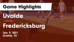 Uvalde  vs Fredericksburg  Game Highlights - Jan. 9, 2021