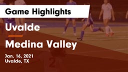 Uvalde  vs Medina Valley  Game Highlights - Jan. 16, 2021