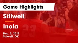 Stilwell  vs Inola  Game Highlights - Dec. 3, 2018