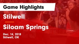 Stilwell  vs Siloam Springs  Game Highlights - Dec. 14, 2018